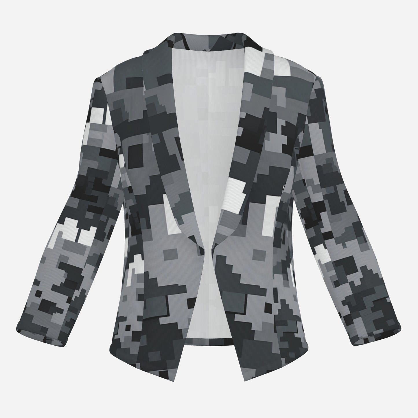Digital Fade-Women's Blazer Jacket Slim Fit-No Button