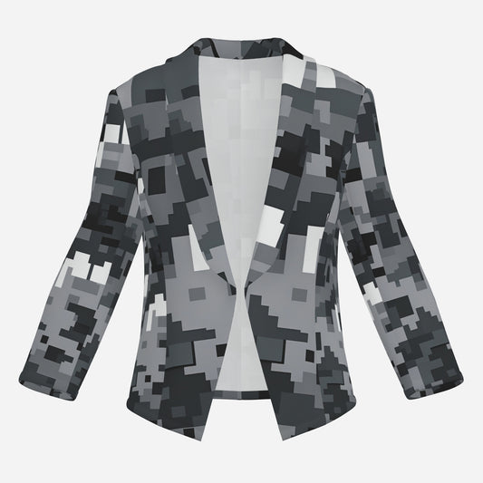 Digital Fade-Women's Blazer Jacket Slim Fit-No Button